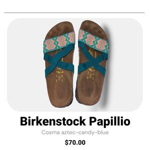 Birkenstock Papillio Cosma aztec-candy-blue | from collection 2016 Size 39/ 8.5